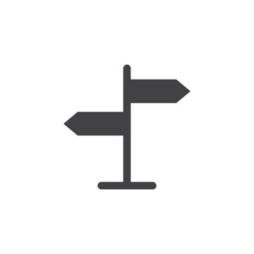 recommend clip art: Directions icon Flat simple outline set