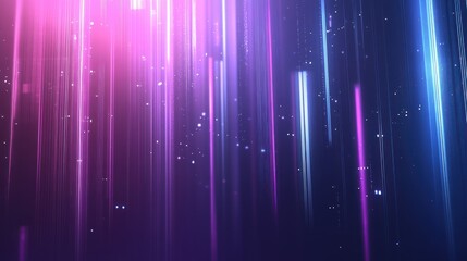 Abstract Light Streaks in a Dark Background