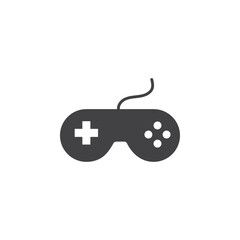 Gaming Controller Icon Flat simple outline set