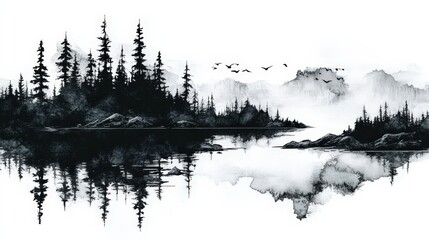 Delicious Nanaimo Bar Recipe Illustrated with Handwritten Words in Black and White on White Paper