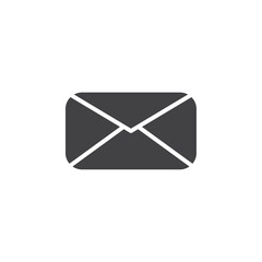 Mail Icon Flat simple outline set