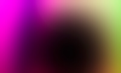 Abstract blurred background image of pink, green colors gradient used as an illustration. Designing posters or advertisements.