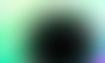 Abstract blurred background image of green, blue colors gradient used as an illustration. Designing posters or advertisements.