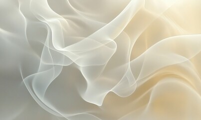 Obraz premium A white and tan background with a white and tan fabric