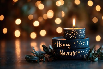 Divine celebration: Navratri, the nine nights dedicated to goddess durga with vibrant rituals, fasting, and traditional dances, the triumph of good over evil and the power of feminine energy