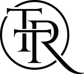 Vector TTR fashion logo