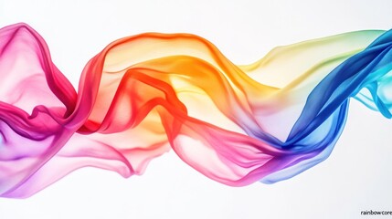 Colorful Fabric Swirling