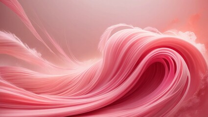  Abstract Pink Flowing Energy Waves