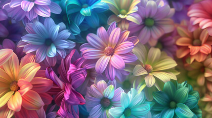Obraz premium colorful flower background