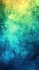 Obraz premium Vibrant Gradient in Neon Green and Blue Tones