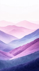 Naklejka premium Serene Gradient Landscape with Calming Tones