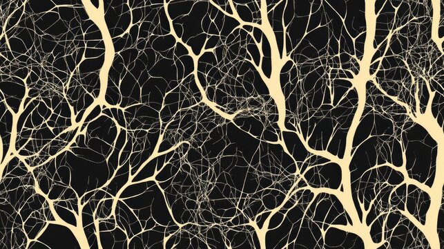 Seamless highly detailed branching network