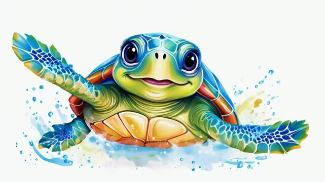 turtle with a smile