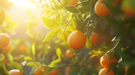 Orange Tree in the Golden Hour