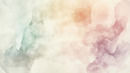 Obraz premium A faded watercolor background with soft pastel tones. 