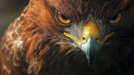 Nature's Sniper-A Raptor's Keen Eyesight, A Close-Up of a Raptor : Concept of predatory nature, hunting instincts, keen eyesight, animal intelligence, determination, focus, journey of life, survival, 
