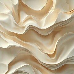 Obraz premium 3D White curves texture pattern