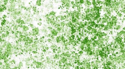 Obraz premium Seamless abstract green grunge texture on white background featuring staggered small floral fractal patterns Rough noise design image