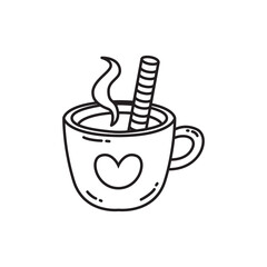 Hot cocoa winter drink snow season