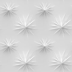 A seamless pattern featuring textured white starfish-like shapes on a light gray background,seamless pattern background