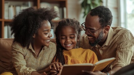 Fototapeta premium A family gathering where happiness spreads as stories are shared, creating a warm, collective mood