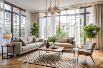Bright and Airy Living Room