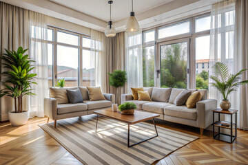 Bright and Airy Living Room