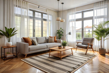 Bright and Airy Living Room