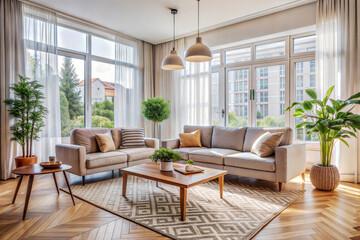 Bright and Airy Living Room