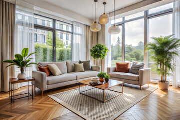 Bright and Airy Living Room
