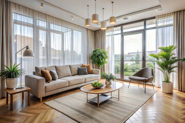Bright and Airy Living Room