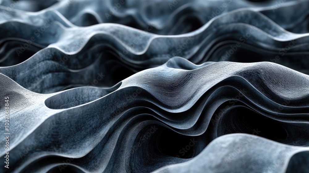 Poster 3d rendering of an abstract textured background
