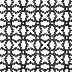 celtic knot georgian style seamless pattern. vector illustration.
