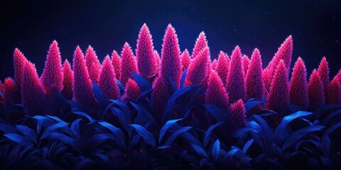 Celosia argentea, also called plumed cockscomb or silver cock's comb, is a tropical herbaceous plant belonging to the Amaranthaceae family and is recognized for its vibrant flower formations