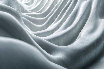 Fototapeta premium Abstract Wavy Grey and White Texture
