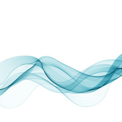 Blue wave abstraction. Brochure Template. Eps 10
