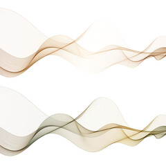 Set of colored waves. Abstract vector background. Eps 10