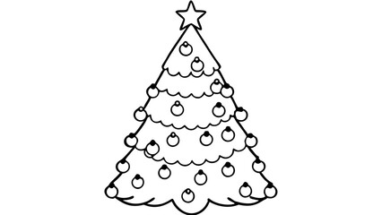 christmas tree illustration