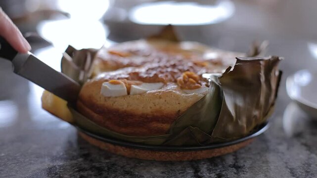 Smoking Hot Bibingka Cake