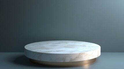 3D Render of a product presentation podium pedestal