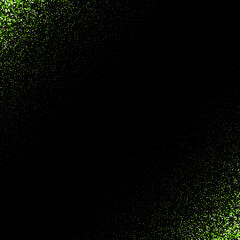 Abstract neon lime yellow green glitter sparkle confetti background for happy birthday party invite, Eps 10