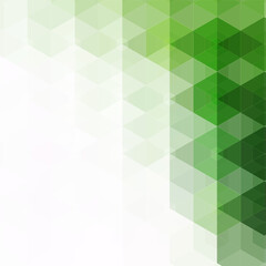 Obraz premium Green hexagon abstract background. Geometric pattern. Design element. Eps 10