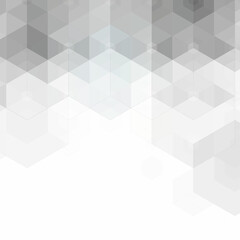 Abstract gray hexagons. Background for presentation. Eps 10