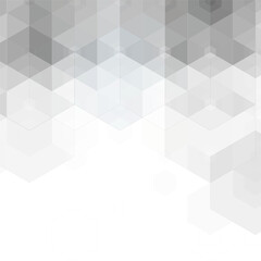 Obraz premium Abstract gray hexagons. Background for presentation. Eps 10