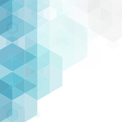 Obraz premium Blue Grid Mosaic Background, Creative Design Templates. Eps 10