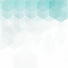 Blue hexagon background. Design for decoration. Eps 10