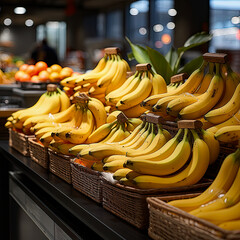 Fresh and Vibrant: Banana on Table Brings Raw Fruit Concept to Life