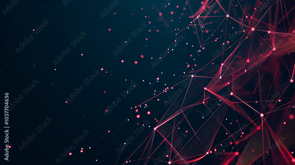 Canvas Prints abstract technology background: innovative concepts in modern ai communication and digital network t