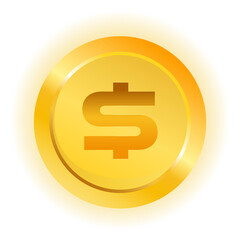 gold dollar symbol