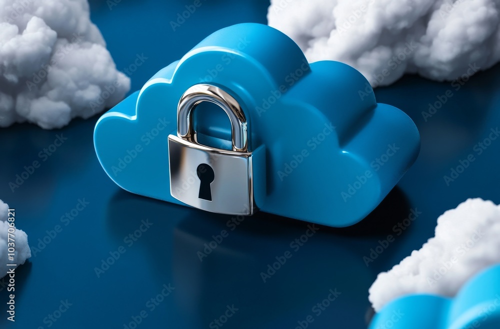 Poster secure your digital future exploring the importance of cloud security and data protection in today's